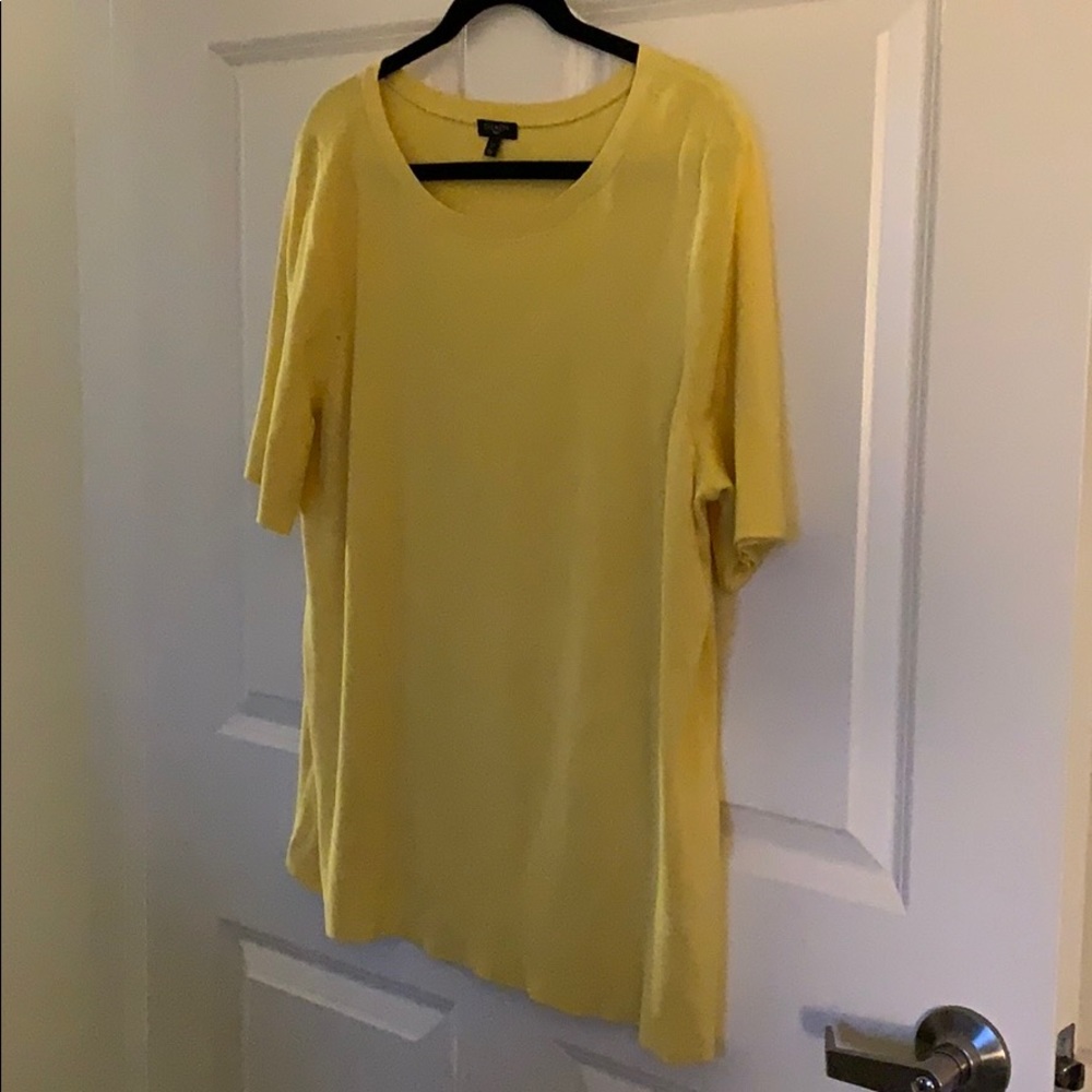 Talbots NWOT Bright Yellow 2X Sweater